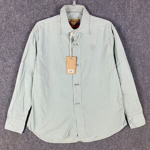 Yellow Casuals Button Up Shirt Men's XL NWD Long Sleeve 100% Cotton Adults